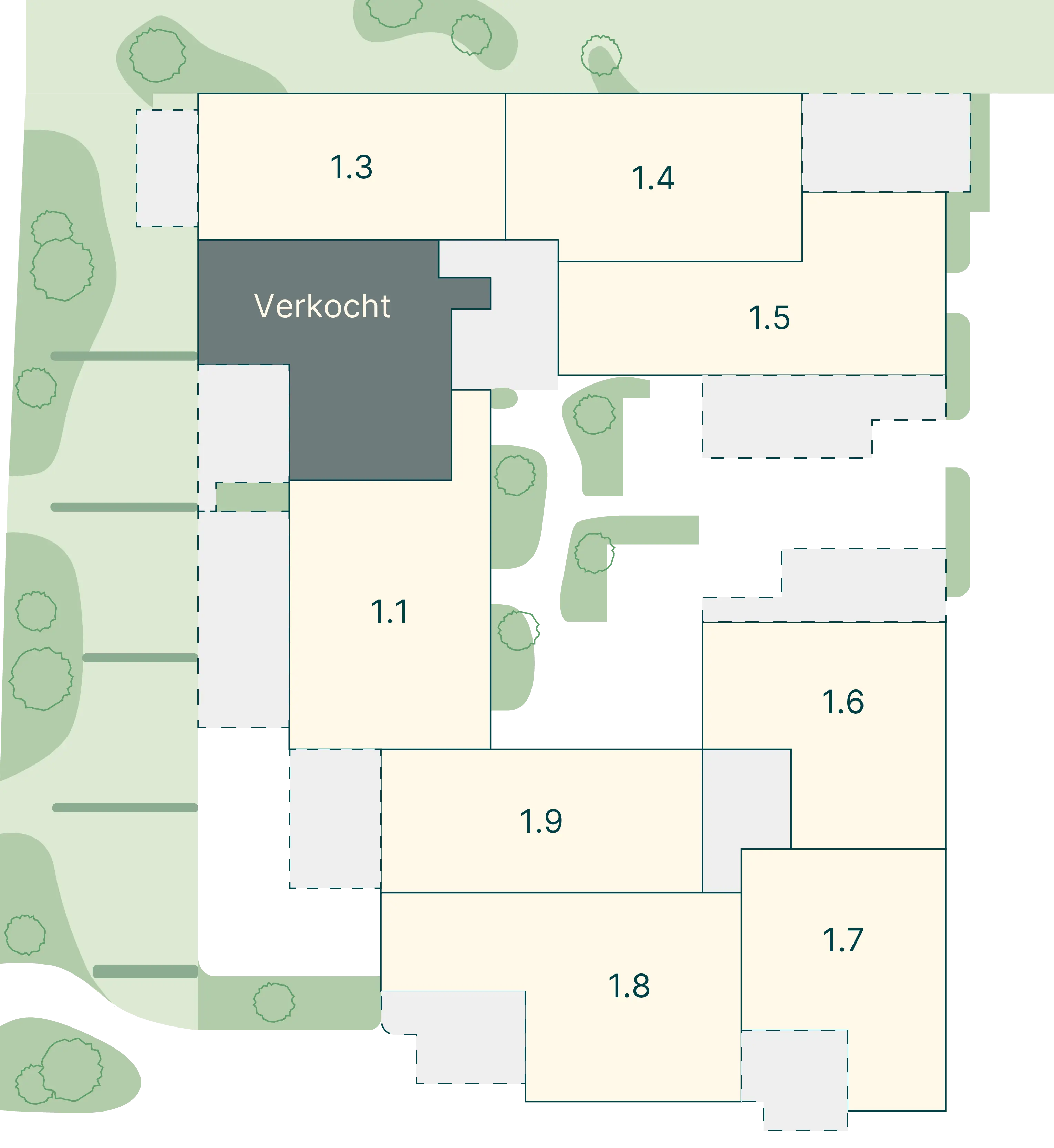 Plattegrond eerste verdieping