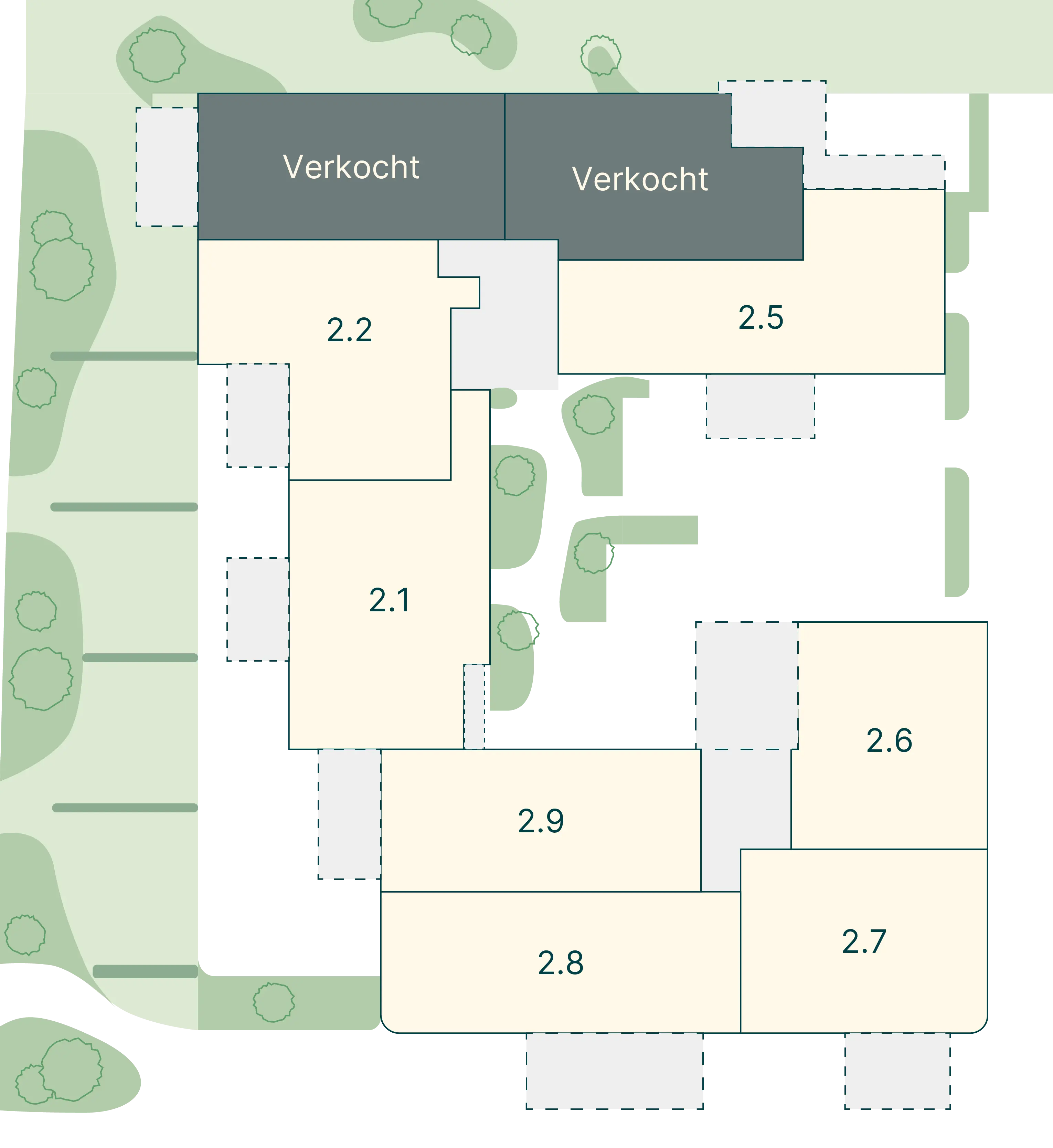 Plattegrond tweede verdieping